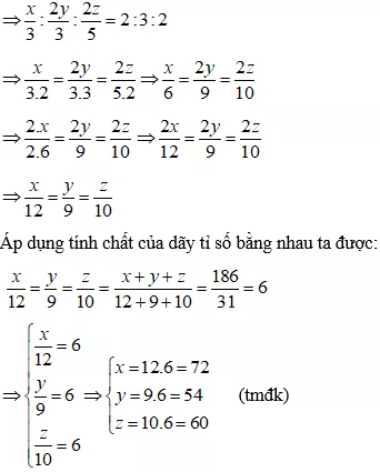 Cách giải bài toán chia tỉ lệ lớp 7 cực hay, chi tiết | Toán lớp 7 Cach Giai Bai Toan Chia Ti Le A28