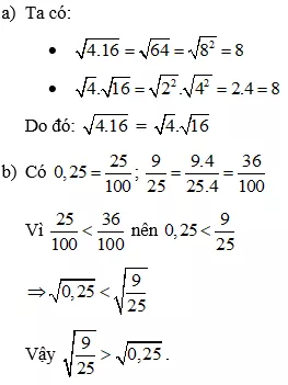 Cách so sánh các căn bậc hai cực hay, chi tiết | Toán lớp 7 Cach So Sanh Cac Can Bac Hai A08