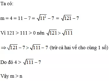 Cách so sánh các căn bậc hai cực hay, chi tiết | Toán lớp 7 Cach So Sanh Cac Can Bac Hai A14