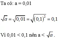 Cách so sánh các căn bậc hai cực hay, chi tiết | Toán lớp 7 Cach So Sanh Cac Can Bac Hai A25