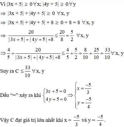 Cách tìm giá trị lớn nhất, nhỏ nhất của biểu thức chứa dấu giá trị tuyệt đối cực hay | Toán lớp 7 Cach Tim Gia Tri Lon Nhat Nho Nhat A11