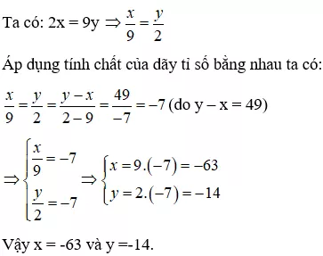 Cách tìm x, y trong dãy tỉ số bằng nhau cực hay, chi tiết | Toán lớp 7 Cach Tim X Y Trong Day Ti So Bang Nhau A11