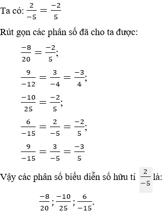 Cách viết số hữu tỉ và biểu diễn số hữu tỉ trên trục số cực hay, chi tiết | Toán lớp 7 Cach Viet So Huu Ti Va Bieu Dien So Huu Ti Tren Truc So Cuc Hay A05