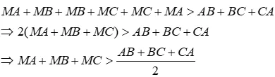 Trắc nghiệm Quan hệ giữa ba cạnh của một tam giác. Bất đẳng thức tam giác Quan He Giua Ba Canh Cua Mot Tam Giac A56