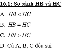 Trắc nghiệm Quan hệ giữa đường vuông góc và đường xiên, đường xiên và hình chiếu Quan He Giua Duong Vuong Goc Va Duong Xien A44