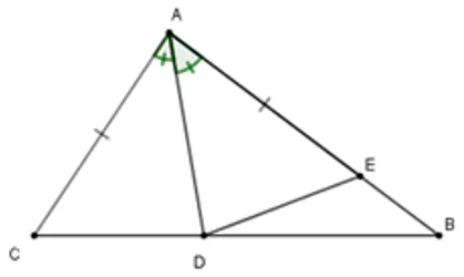 Trắc nghiệm Quan hệ giữa góc và cạnh đối diện trong một tam giác Quan He Giua Goc Va Canh Doi Dien A32