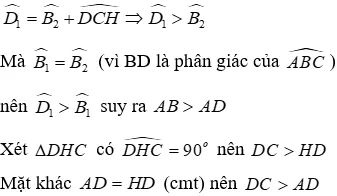 Trắc nghiệm Quan hệ giữa góc và cạnh đối diện trong một tam giác Quan He Giua Goc Va Canh Doi Dien A42