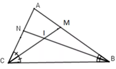 Trắc nghiệm Quan hệ giữa góc và cạnh đối diện trong một tam giác Quan He Giua Goc Va Canh Doi Dien A67
