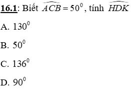 Trắc nghiệm Tính chất ba đường cao của tam giác Tinh Chat Ba Duong Cao A66