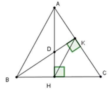 Trắc nghiệm Tính chất ba đường cao của tam giác Tinh Chat Ba Duong Cao A73
