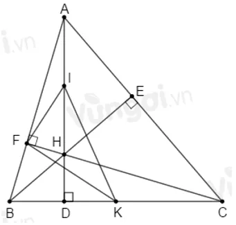 Trắc nghiệm Tính chất ba đường cao của tam giác Tinh Chat Ba Duong Cao A93