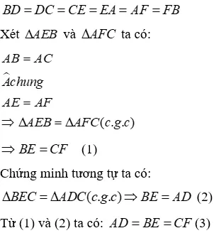 Trắc nghiệm Tính chất ba đường trung tuyến của tam giác Tinh Chat Ba Duong Trung Tuyen A15