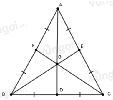 Trắc nghiệm Tính chất ba đường trung tuyến của tam giác Tinh Chat Ba Duong Trung Tuyen A18