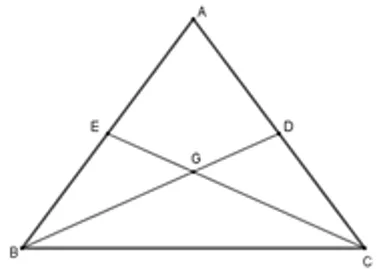 Trắc nghiệm Tính chất ba đường trung tuyến của tam giác Tinh Chat Ba Duong Trung Tuyen A23