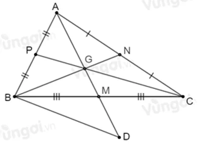 Trắc nghiệm Tính chất ba đường trung tuyến của tam giác Tinh Chat Ba Duong Trung Tuyen A39