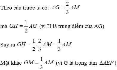 Trắc nghiệm Tính chất ba đường trung tuyến của tam giác Tinh Chat Ba Duong Trung Tuyen A81