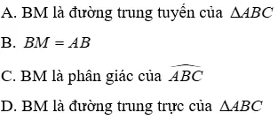 Trắc nghiệm Tính chất đường trung trực của một đoạn thẳng Tinh Chat Duong Trung Truc A32