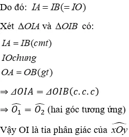 Trắc nghiệm Tính chất đường trung trực của một đoạn thẳng Tinh Chat Duong Trung Truc A39