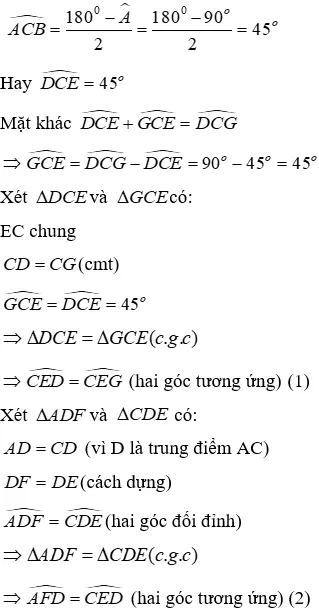 Trắc nghiệm Các trường hợp bằng nhau của tam giác vuông Trac Nghiem Cac Truong Hop Bang Nhau Cua Tam Giac Vuong A96