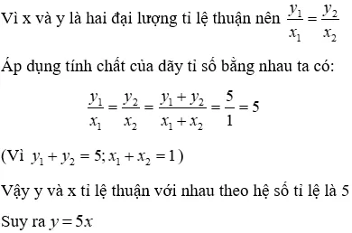 Trắc nghiệm Đại lượng tỉ tệ thuận Trac Nghiem Dai Luong Ti Le Thuan A32