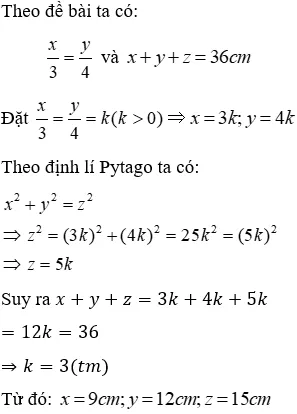 Trắc nghiệm Định lí Pi-ta-go Trac Nghiem Dinh Li Pi Ta Go A54