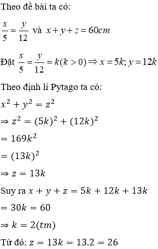 Trắc nghiệm Định lí Pi-ta-go Trac Nghiem Dinh Li Pi Ta Go A55