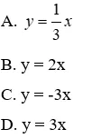 Trắc nghiệm Đồ thị của hàm số y = ax (a  ≠  0) Trac Nghiem Do Thi Ham So Y Ax A52