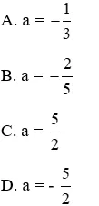 Trắc nghiệm Đồ thị của hàm số y = ax (a  ≠  0) Trac Nghiem Do Thi Ham So Y Ax A58