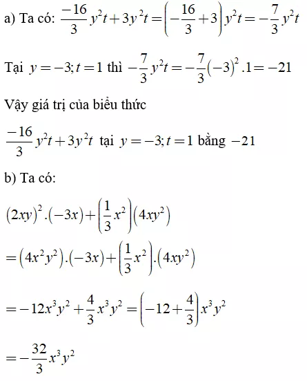 Trắc nghiệm Đơn thức đồng dạng - Bài tập Toán lớp 7 chọn lọc có đáp án, lời giải chi tiết Trac Nghiem Don Thuc Dong Dang 5