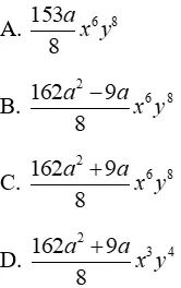Trắc nghiệm Đơn thức đồng dạng Trac Nghiem Don Thuc Dong Dang A32