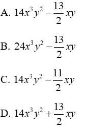 Trắc nghiệm Đơn thức đồng dạng Trac Nghiem Don Thuc Dong Dang A41