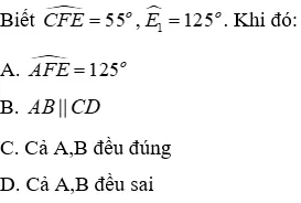 Trắc nghiệm Hai đường thẳng song song Trac Nghiem Hai Duong Thang Song Song A02