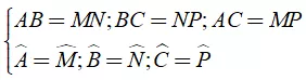 Trắc nghiệm Hai tam giác bằng nhau - Bài tập Toán lớp 7 chọn lọc có đáp án, lời giải chi tiết Trac Nghiem Hai Tam Giac Bang Nhau 1