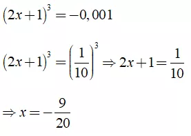 Trắc nghiệm Lũy thừa của một số hữu tỉ (tiếp) - Bài tập Toán lớp 7 chọn lọc có đáp án, lời giải chi tiết Trac Nghiem Luy Thua Cua Mot So Huu Ti Tiep 9