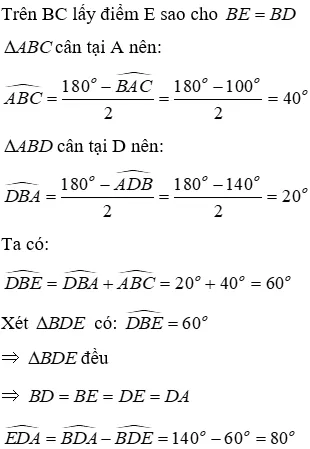 Trắc nghiệm Tam giác cân Trac Nghiem Tam Giac Can A126