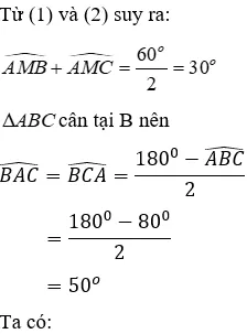 Trắc nghiệm Tam giác cân Trac Nghiem Tam Giac Can A135