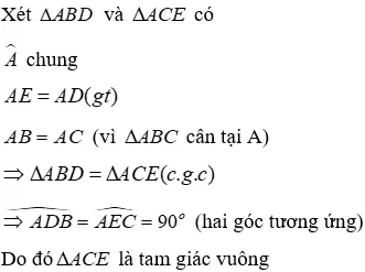 Trắc nghiệm Tam giác cân Trac Nghiem Tam Giac Can A57