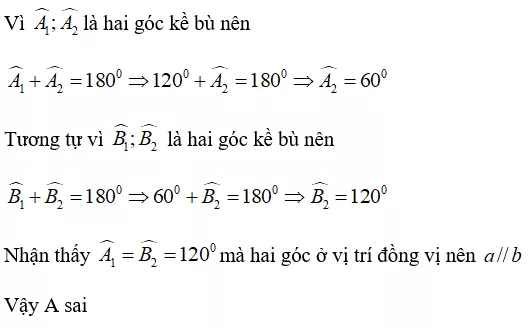 Trắc nghiệm Tiên đề Ơ-clit về đường thẳng song song - Bài tập Toán lớp 7 chọn lọc có đáp án, lời giải chi tiết Trac Nghiem Tien De O Clit Ve Duong Thang Song Song 3