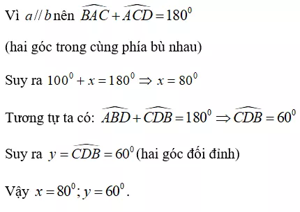 Trắc nghiệm Tiên đề Ơ-clit về đường thẳng song song - Bài tập Toán lớp 7 chọn lọc có đáp án, lời giải chi tiết Trac Nghiem Tien De O Clit Ve Duong Thang Song Song 5