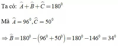 Trắc nghiệm Tổng ba góc của một tam giác - Bài tập Toán lớp 7 chọn lọc có đáp án, lời giải chi tiết Trac Nghiem Tong Ba Goc Cua Mot Tam Giac 3