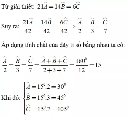Trắc nghiệm Tổng ba góc của một tam giác - Bài tập Toán lớp 7 chọn lọc có đáp án, lời giải chi tiết Trac Nghiem Tong Ba Goc Cua Mot Tam Giac 9