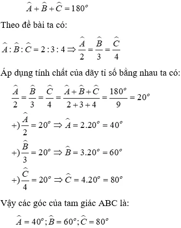 Trắc nghiệm Tổng ba góc của một tam giác Trac Nghiem Tong Ba Goc Cua Mot Tam Giac A37