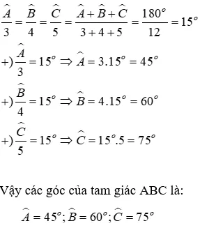 Trắc nghiệm Tổng ba góc của một tam giác Trac Nghiem Tong Ba Goc Cua Mot Tam Giac A42