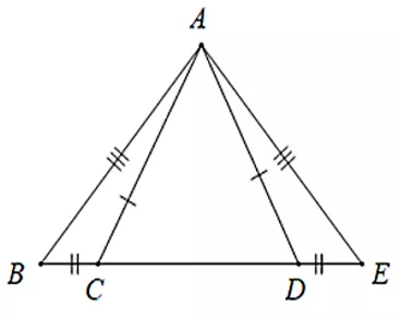 Trắc nghiệm Trường hợp bằng nhau thứ nhất của tam giác: cạnh - cạnh - cạnh (c.c.c) - Bài tập Toán lớp 7 chọn lọc có đáp án, lời giải chi tiết Trac Nghiem Truong Hop Bang Nhau Thu Nhat Cua Tam Giac Canh Canh Canh 1