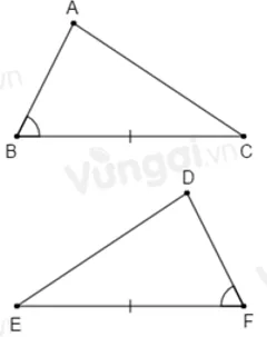 Trắc nghiệm Trường hợp bằng nhau thứ ba của tam giác: góc - cạnh - góc (g.c.g) Truong Hop Bang Nhau Thu Ba A06