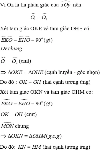 Trắc nghiệm Trường hợp bằng nhau thứ ba của tam giác: góc - cạnh - góc (g.c.g) Truong Hop Bang Nhau Thu Ba A27