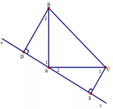 Trắc nghiệm Trường hợp bằng nhau thứ ba của tam giác: góc - cạnh - góc (g.c.g) Truong Hop Bang Nhau Thu Ba A63