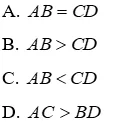 Trắc nghiệm Trường hợp bằng nhau thứ ba của tam giác: góc - cạnh - góc (g.c.g) Truong Hop Bang Nhau Thu Ba A84