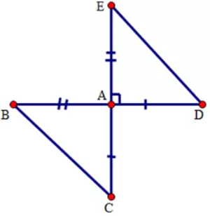 Trắc nghiệm Trường hợp bằng nhau thứ hai của tam giác: cạnh - góc - cạnh (c.g.c) Truong Hop Bang Nhau Thu Hai Cua Tam Giac A14