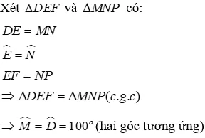 Trắc nghiệm Trường hợp bằng nhau thứ hai của tam giác: cạnh - góc - cạnh (c.g.c) Truong Hop Bang Nhau Thu Hai Cua Tam Giac A32